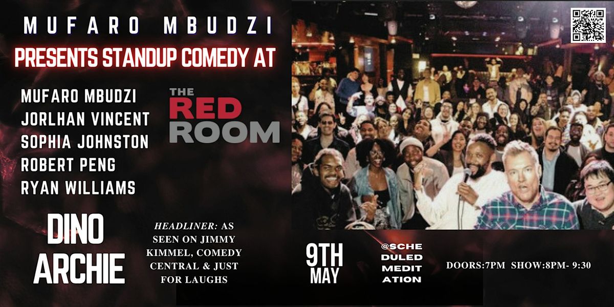 THE RED ROOM pop-up comedy club with Mufaro Mbudzi