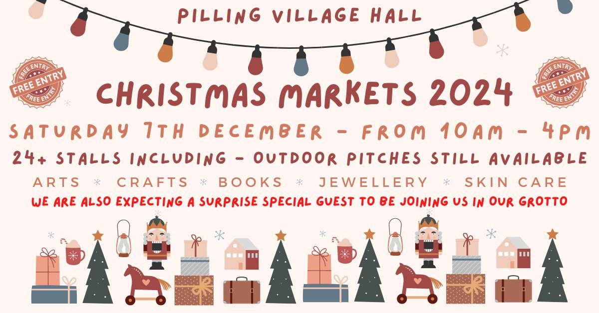 Pilling Village Hall - Christmas Markets 2024