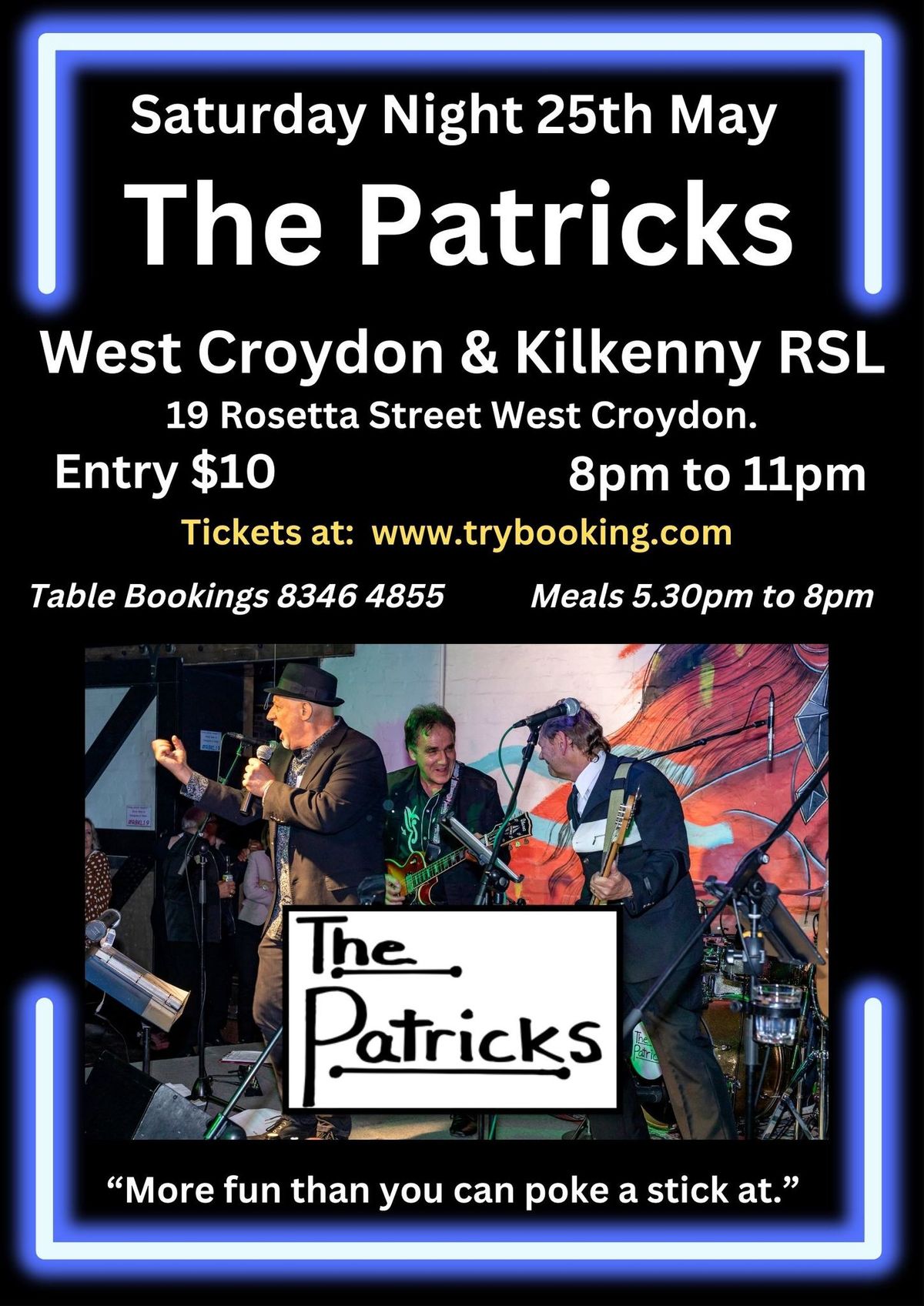 The Patricks at West Croydon & Kilkenny RSL 