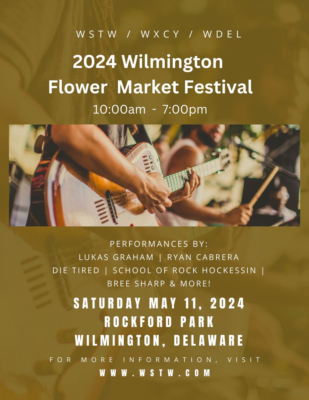 Die Tired @ Flower Market Festival (Wilmington, Delaware)