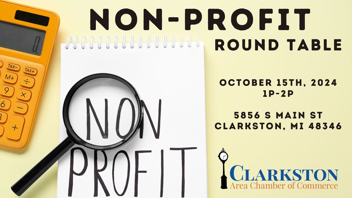 October Non-Profit Round Table