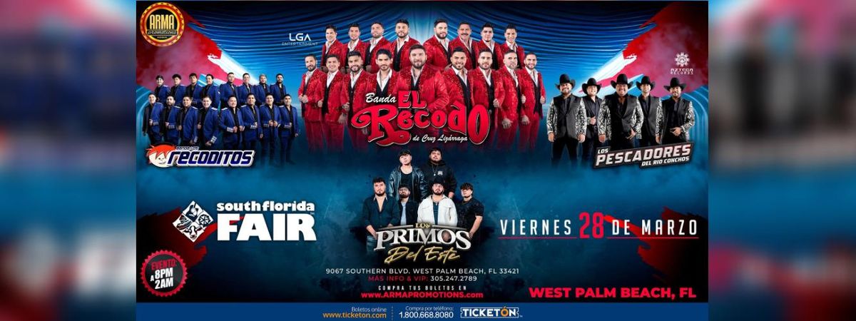 MESAS VIP BANDA EL RECODO, BANDA LOS RECODITOS & M\u00c1S