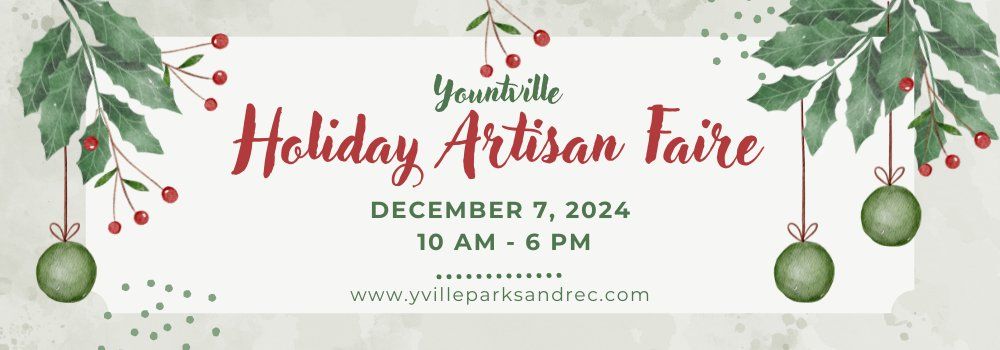 Yountville Holiday Artisan Faire