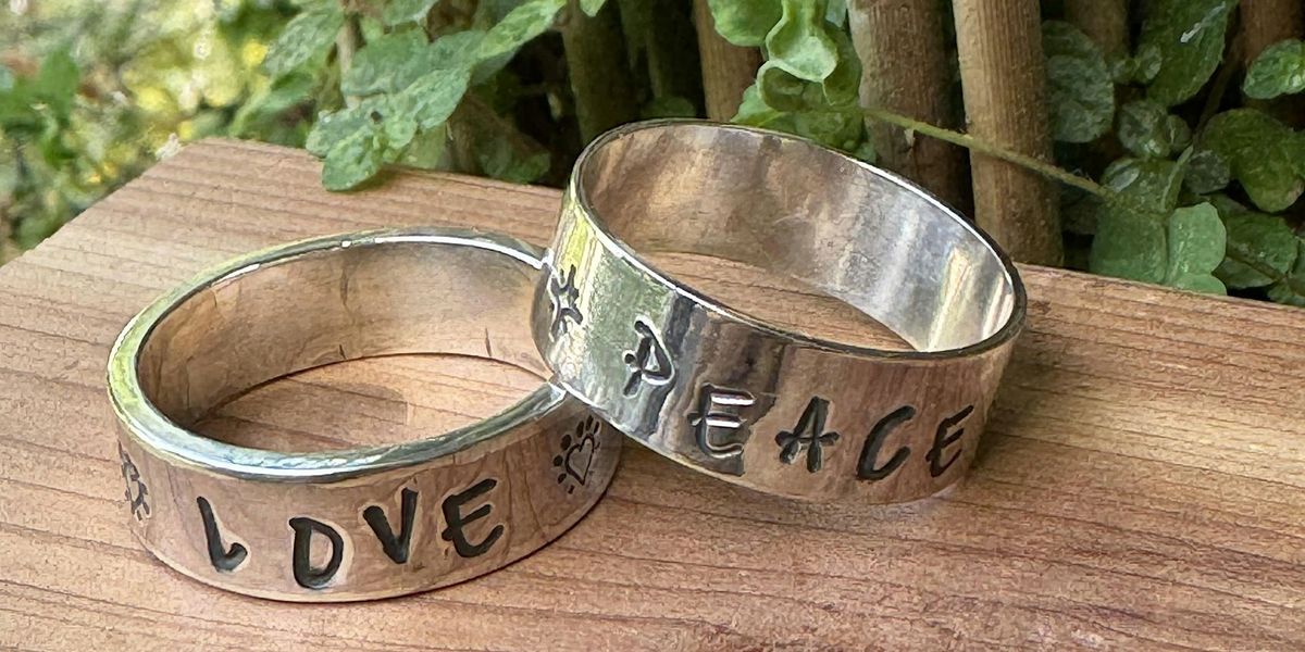 Design & Create Your Own Sterling Silver Stamped Ring Workshop