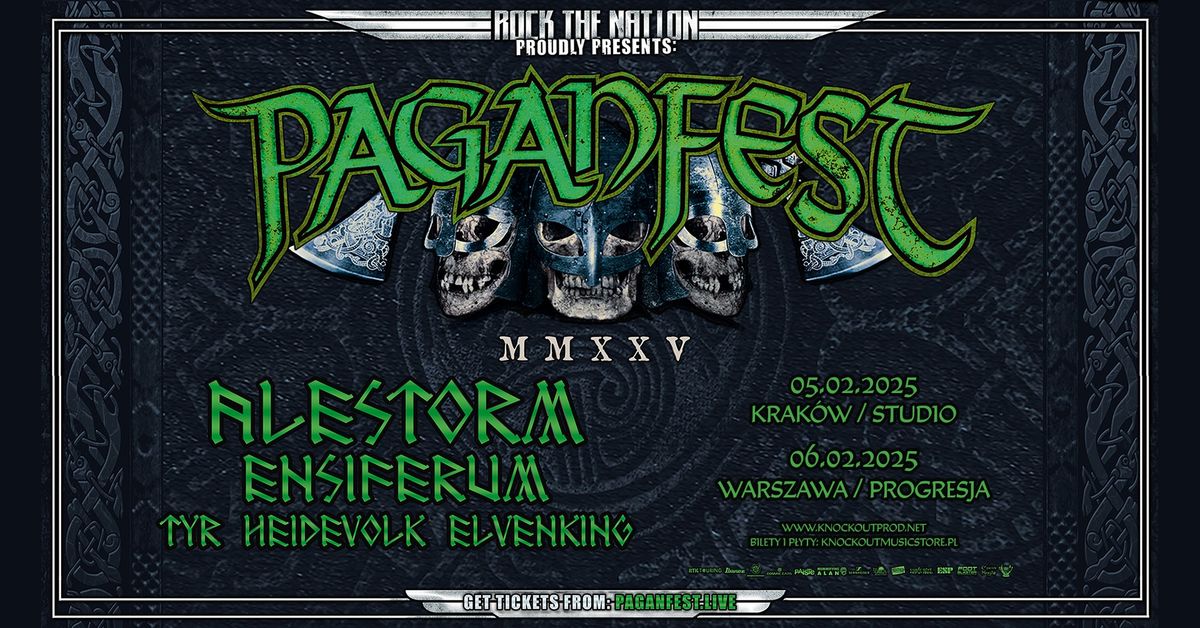 Paganfest MMXXV Warsaw - Alestorm, Ensiferum, T\u00fdr, Heidevolk, Elvenking