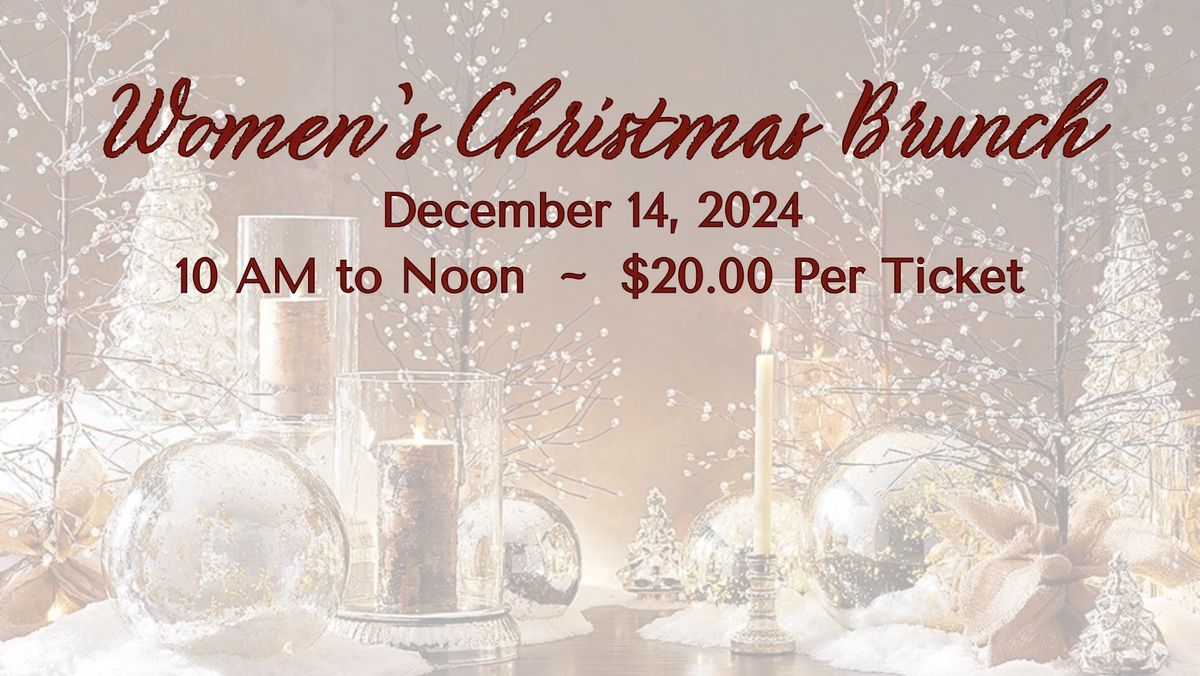 Women's Christmas Brunch hosted by Oasis Ministry