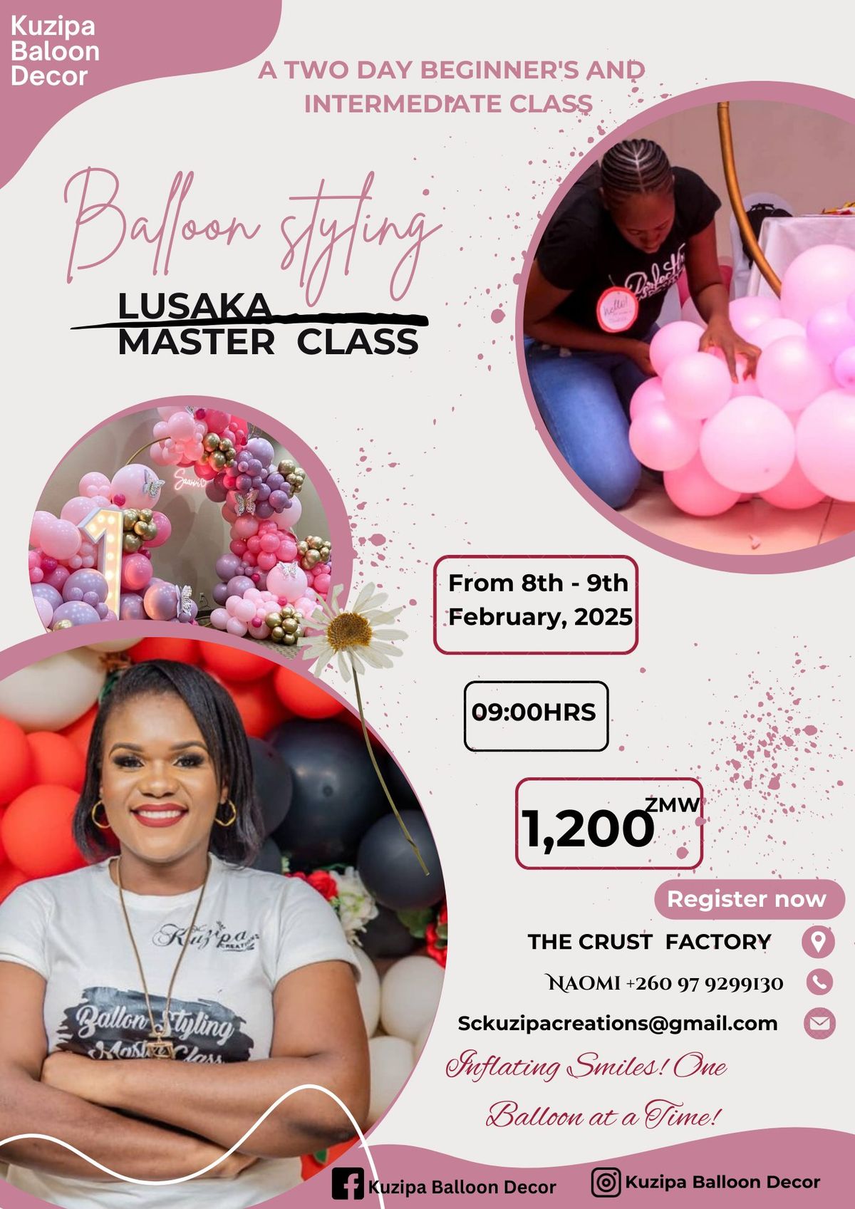 Balloon Styling February Edition Masterclass