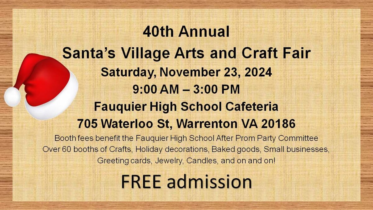 Santa's Village Craft Fair