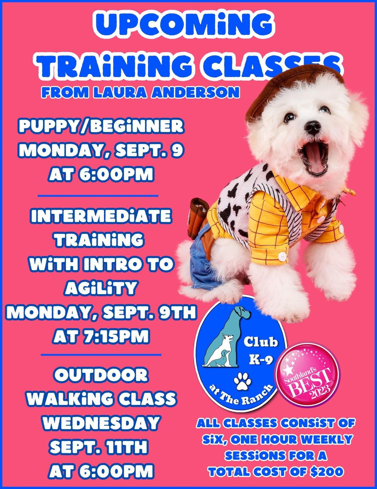 Dog Training Classes by Laura Anderson