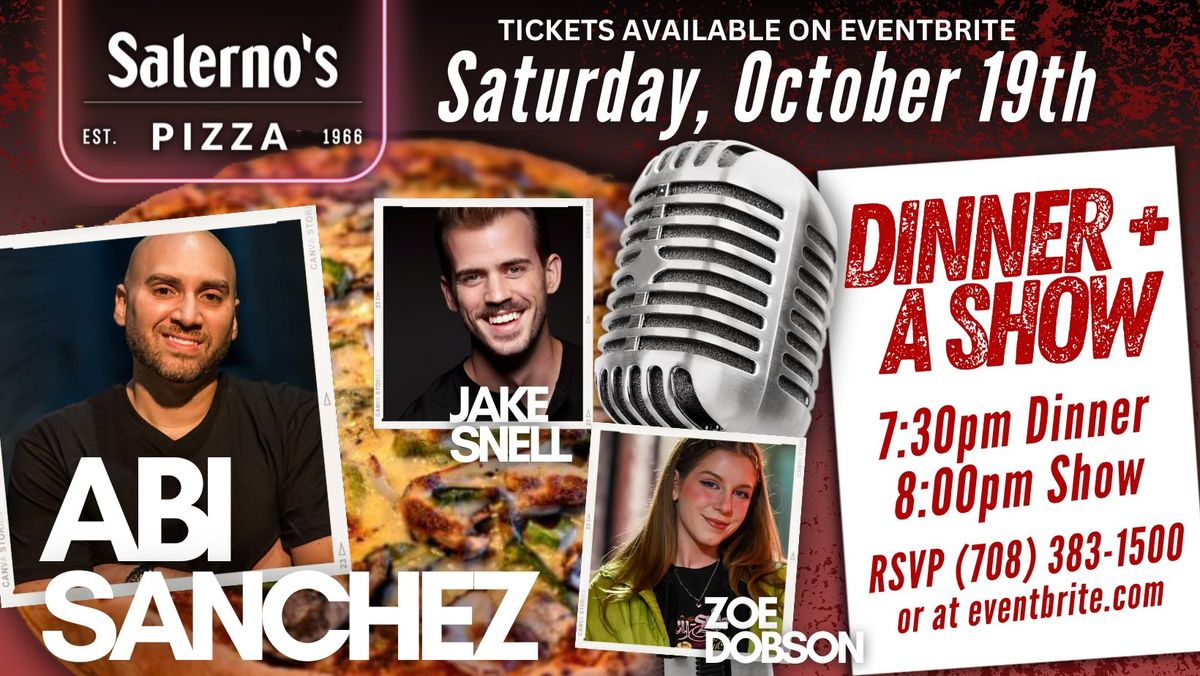 October 2024 Dinner + A Show  - STAND UP COMEDY OAK PARK