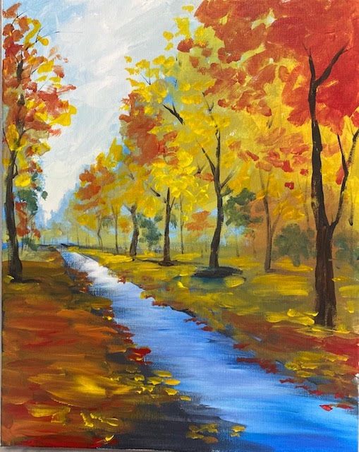 Fall Stroll Paint & Sip Event 