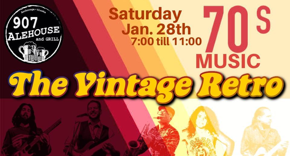 70s party at 907 Alehouse with The Vintage Retro!