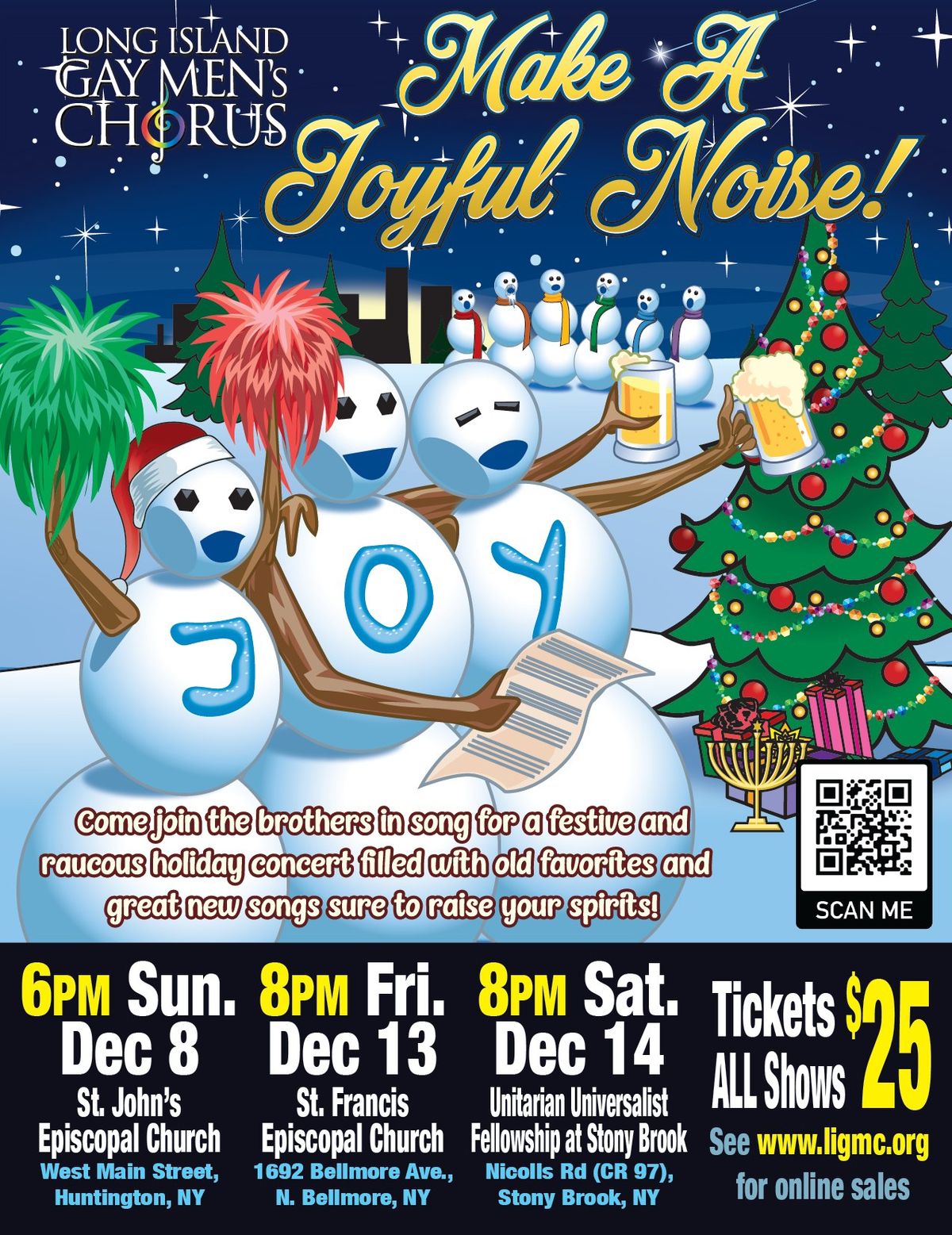 HUNTINGTON - LIGMC's "Make a Joyful Noise" Holiday Show! (SPECIAL 6 PM CONCERT)