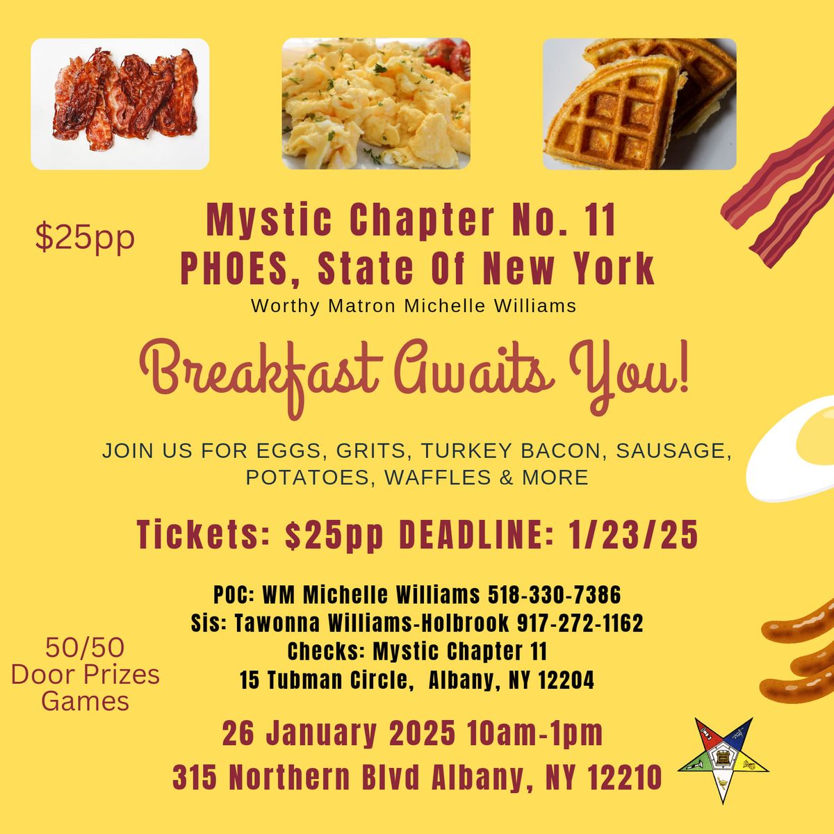 Mystic Chapter No. 11 Winter Breakfast 