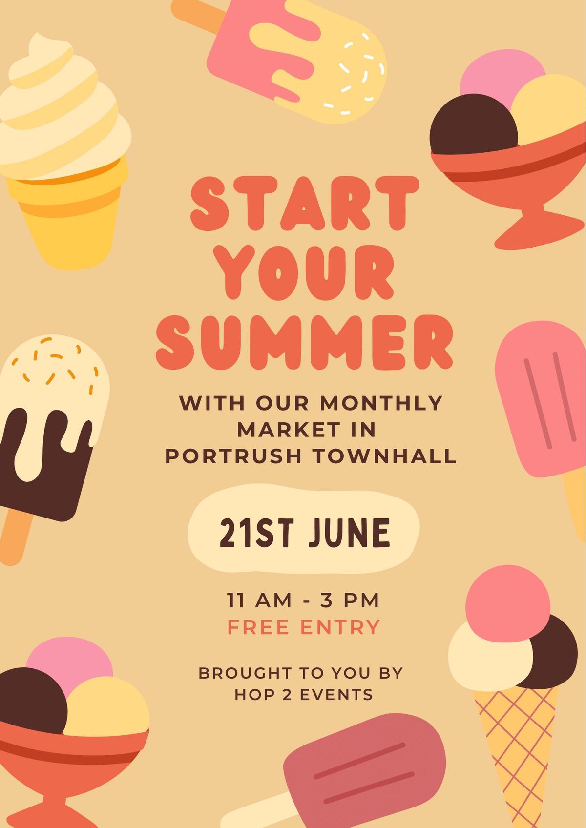 Start your summer @ Portrush Town Hall