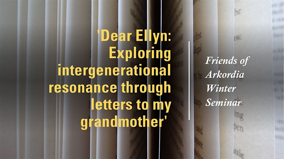 Exploring intergenerational resonance through letters to my grandmother