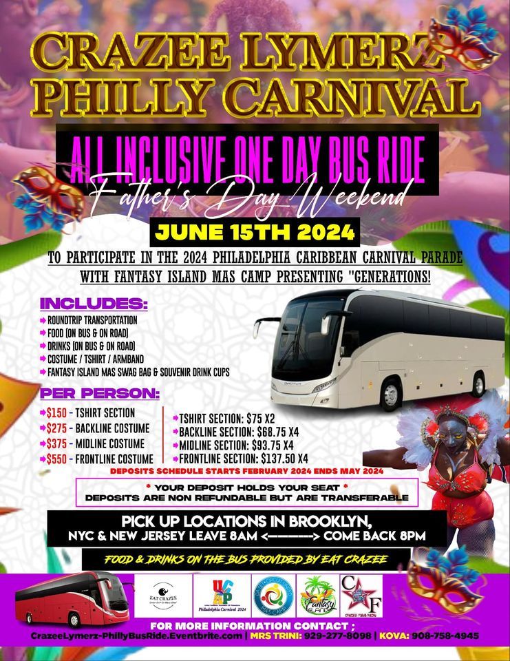 Crazee Lymerz Philly Carnival Bus Ride