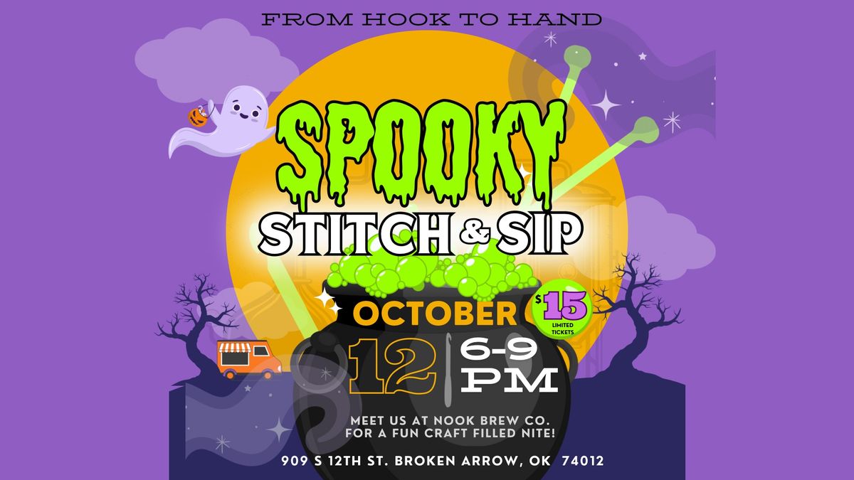 Spooky Stitch & Sip! - Craft Nite