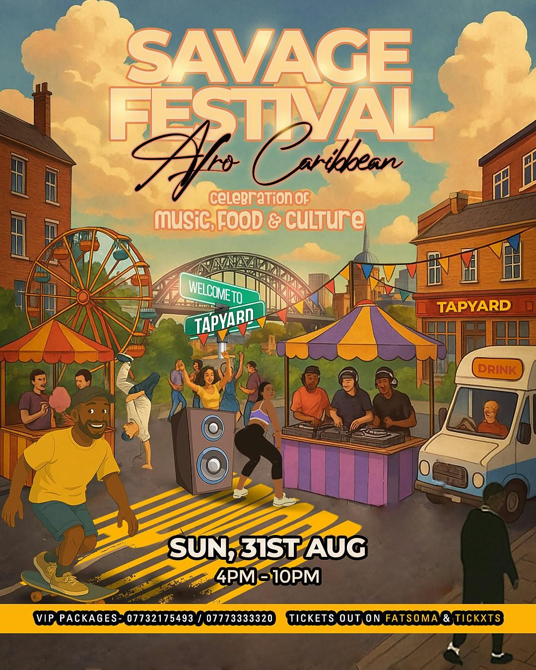 SAVAGE FEST: 31st AUGUST @ TAPYARD STUDIOS