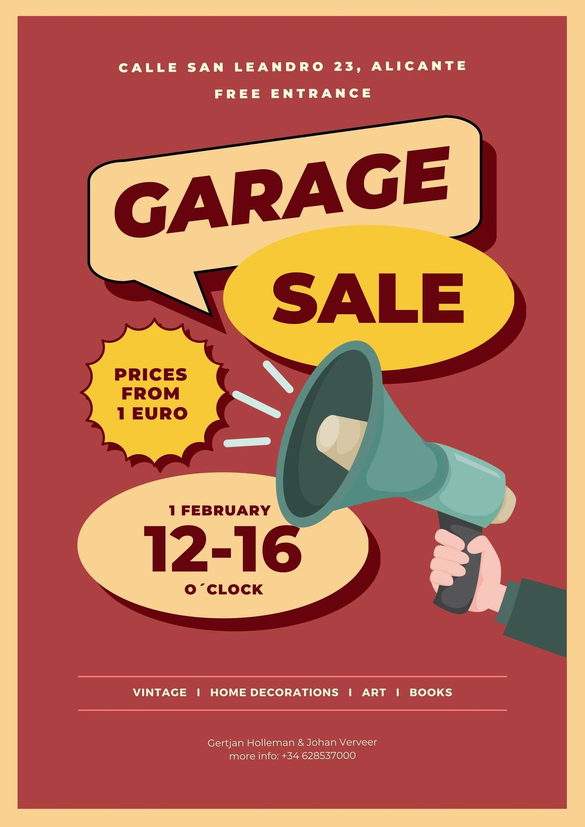 GARAGE SALE