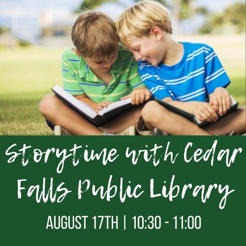 Storytime with the Cedar Falls Public Library, Cedar Valley Arboretum