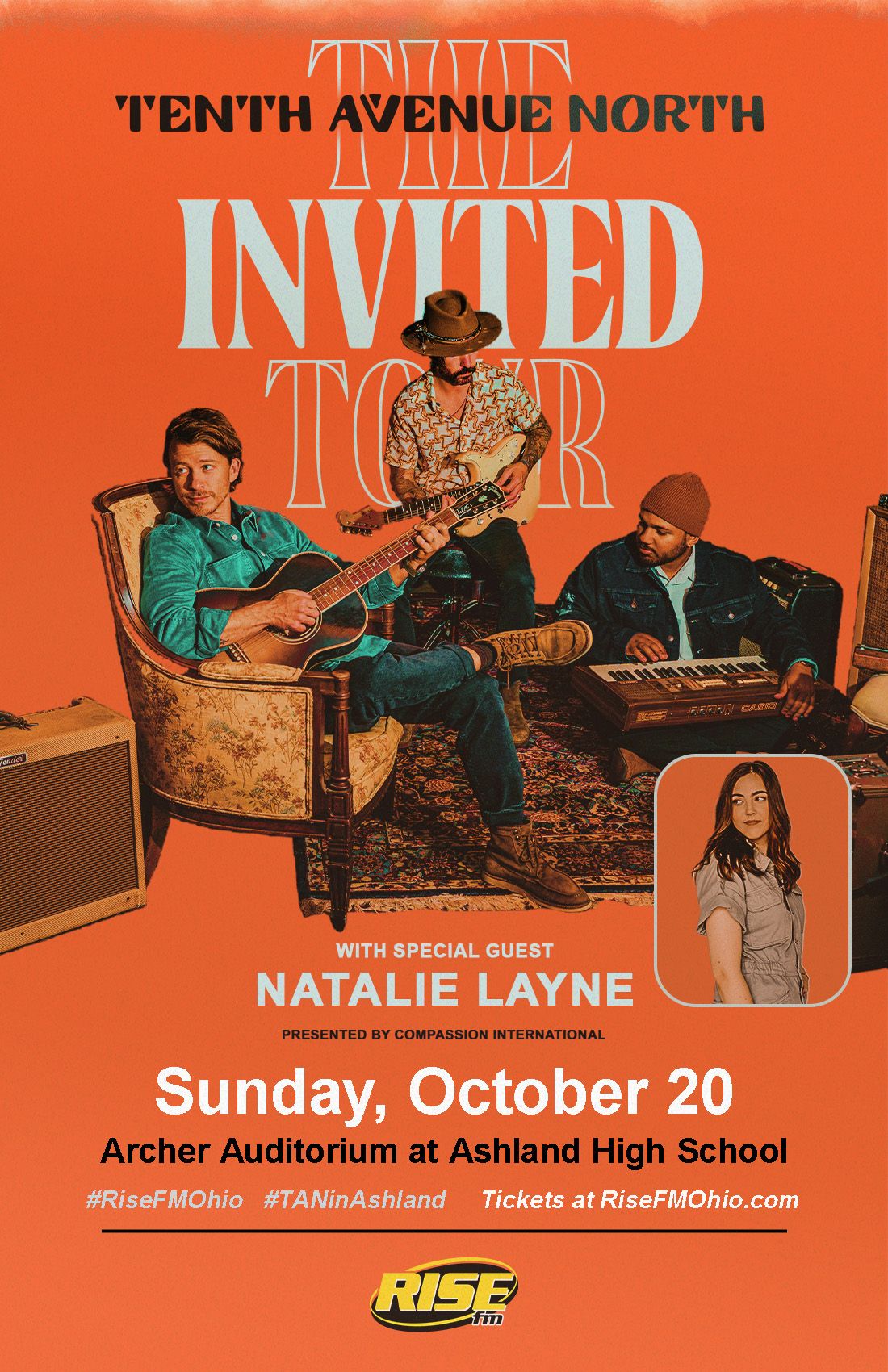 Tenth Avenue North: The Invited Tour with Special Guest Natalie Layne