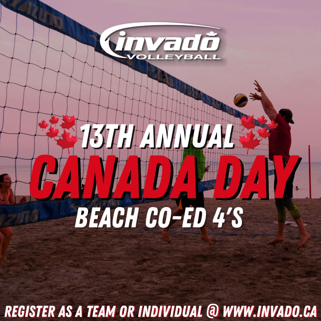 13th Annual CANADA DAY BEACH Co-ed 4\u2019s @ Lakeview Beach