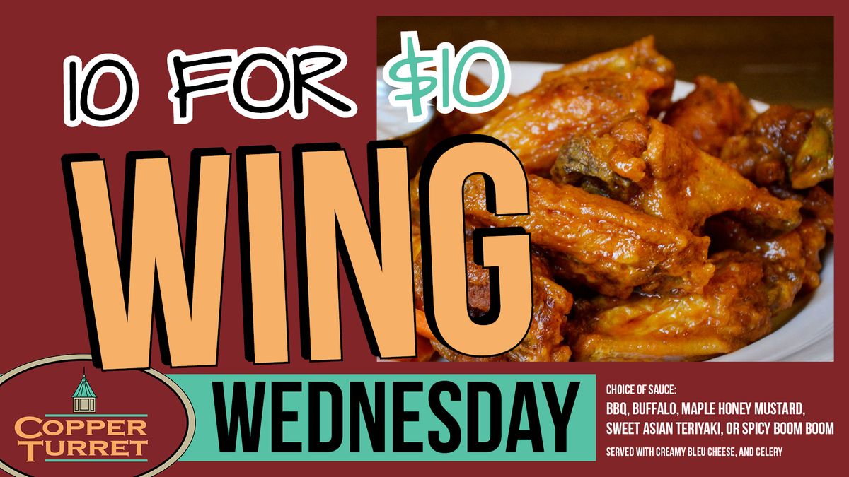 Wing Wednesday at the Copper Turret