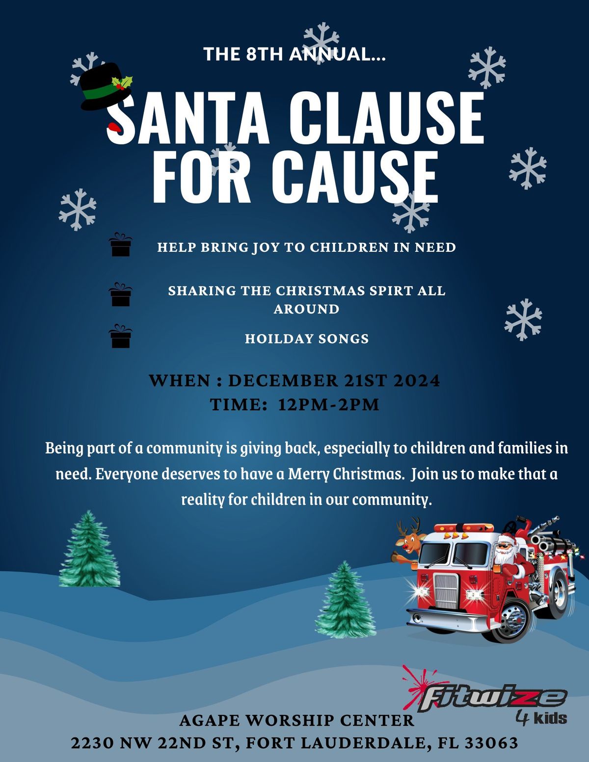 The 8th Annual Santa Clause for Cause