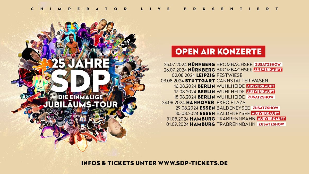 SDP \u2022 25 Jahre SDP \u2013 Die einmalige Jubil\u00e4ums-Tour 2024 \u2022 Berlin (Ausverkauft!)