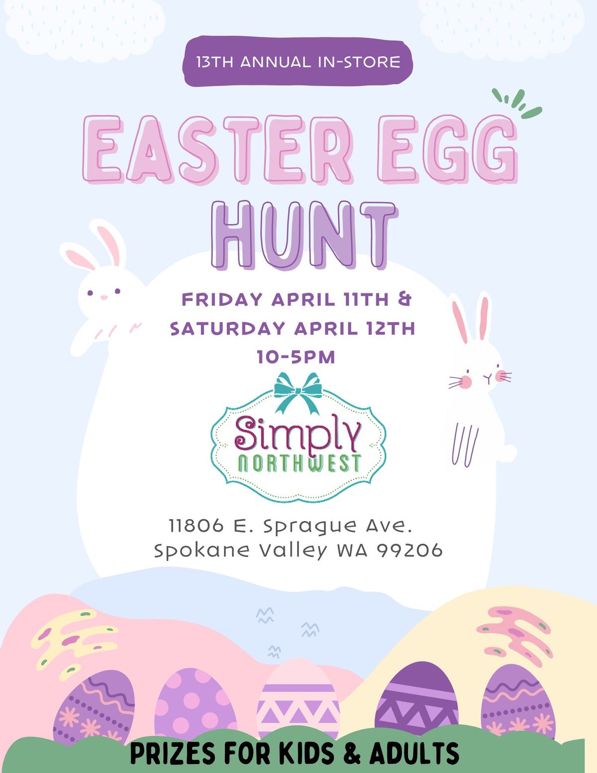 13th Annual In-store Easter Egg Hunt 