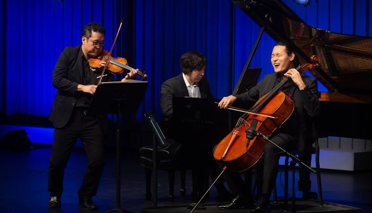 Trio Barclay - Schubert's Piano Trio 1 at Irvine Barclay Theatre