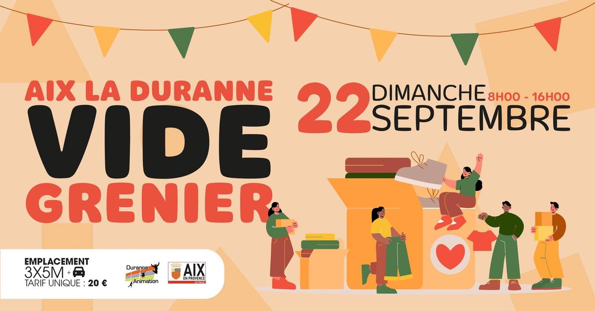 VIDE GRENIER DE LA DURANNE