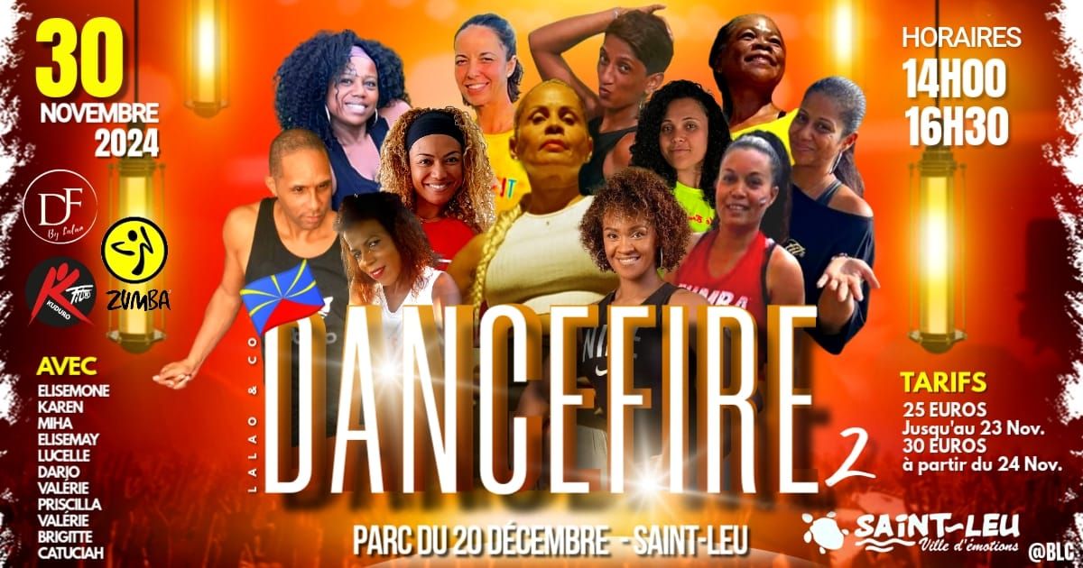 Dancefire 2 ILE DE LA REUNION ST LEU  30\/11\/24  Parc du 20 D\u00e9cembre