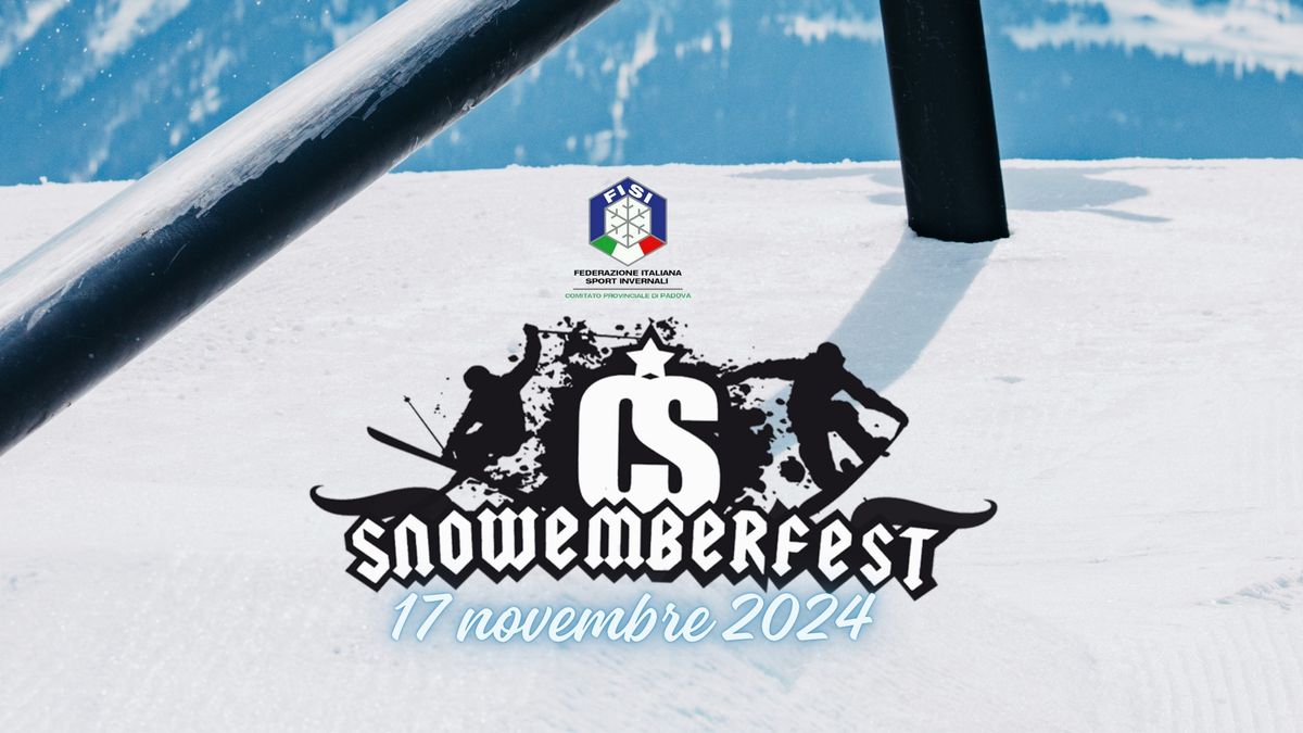 SNOWEMBERFEST 17 NOVEMBRE 2024