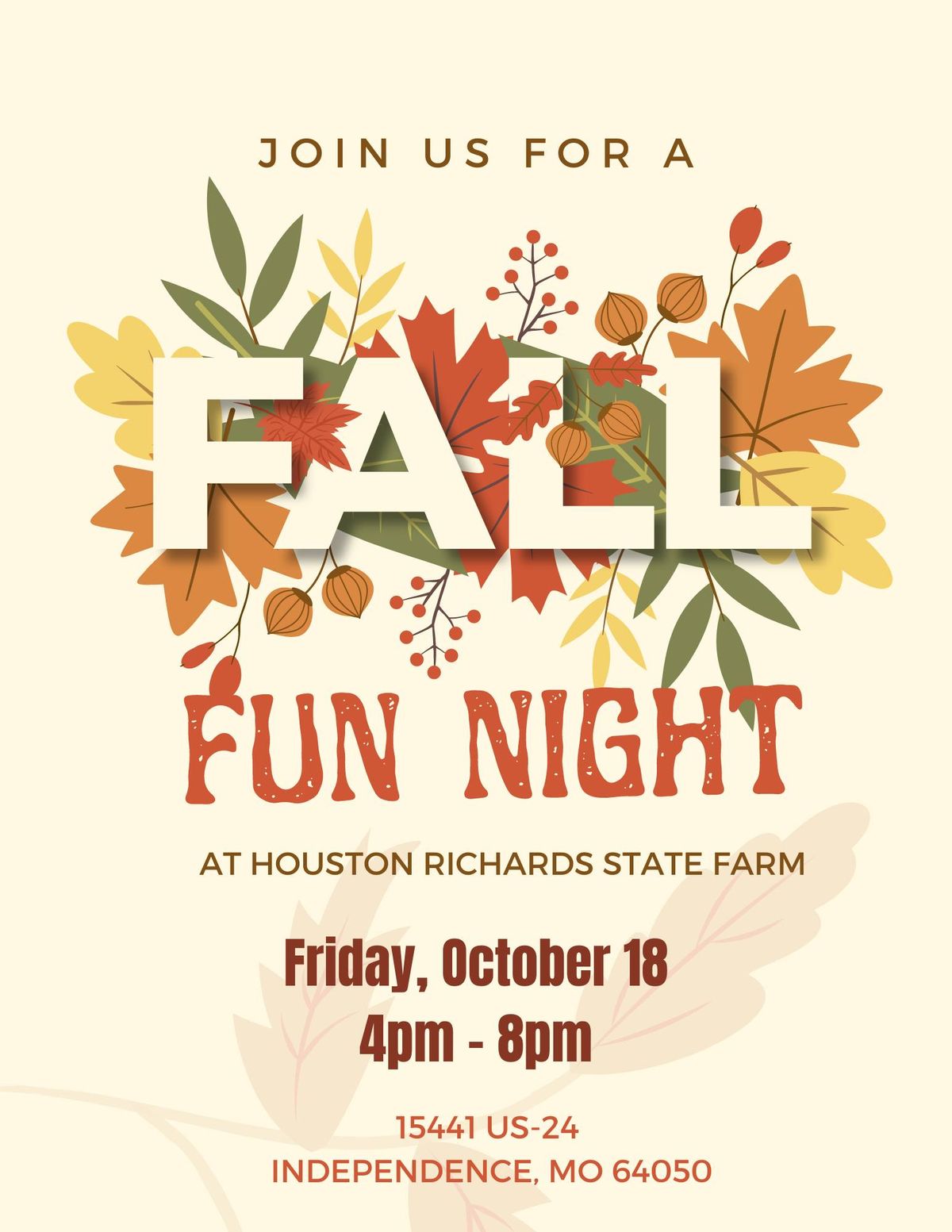 Fall Fun Night