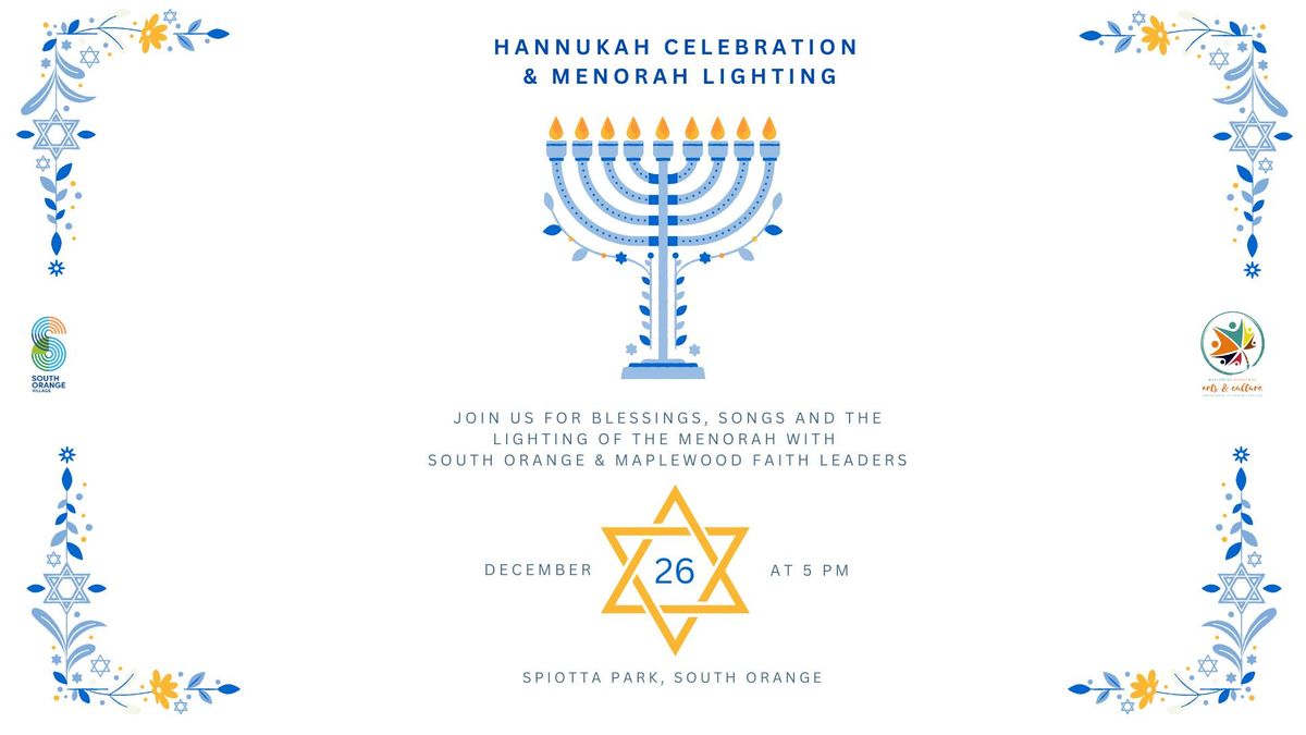 Hannukah Celebration and Menorah Lighting