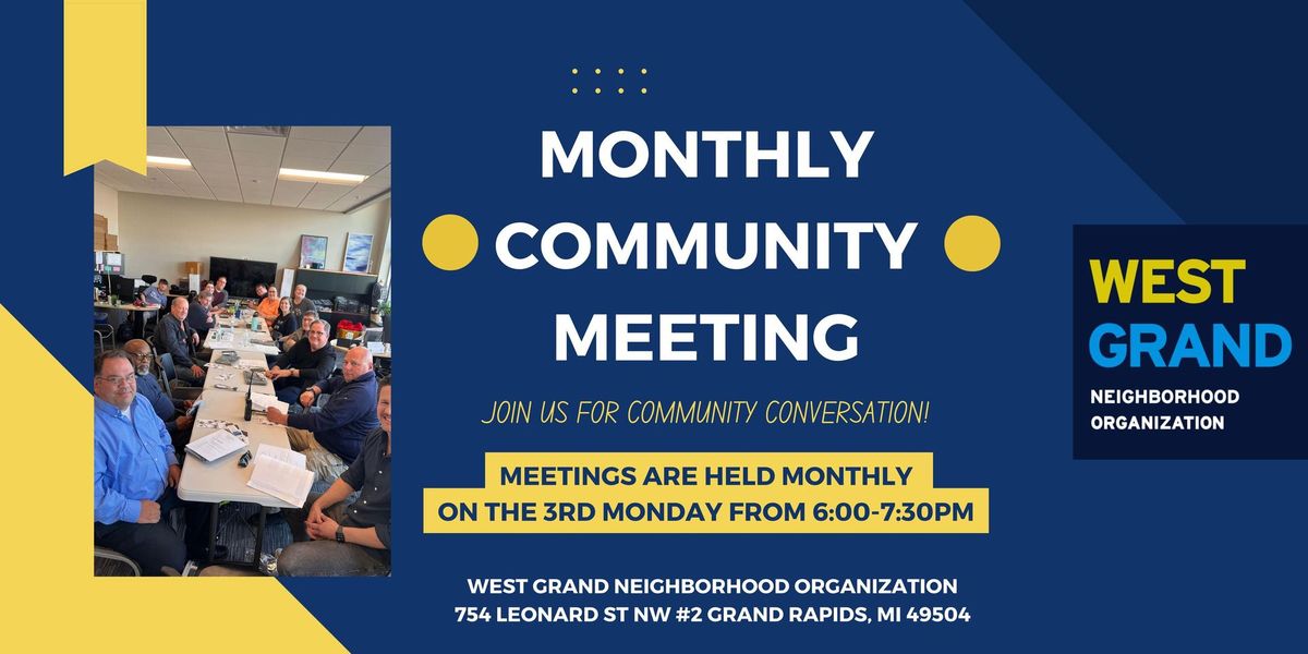 WGNO Monthly Community Meeting