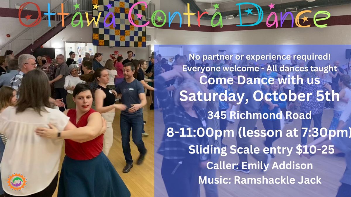 Ottawa Contra Dance - Saturday, October 5