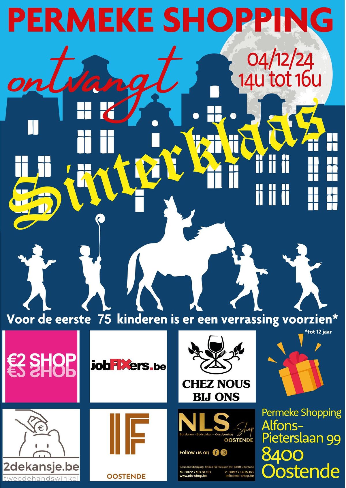 Permeke Shopping ontvangt SINTERKLAAS!!