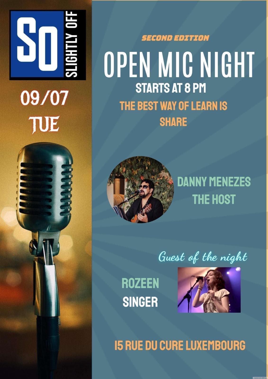 Open Mic Hosted by Danny Menezes