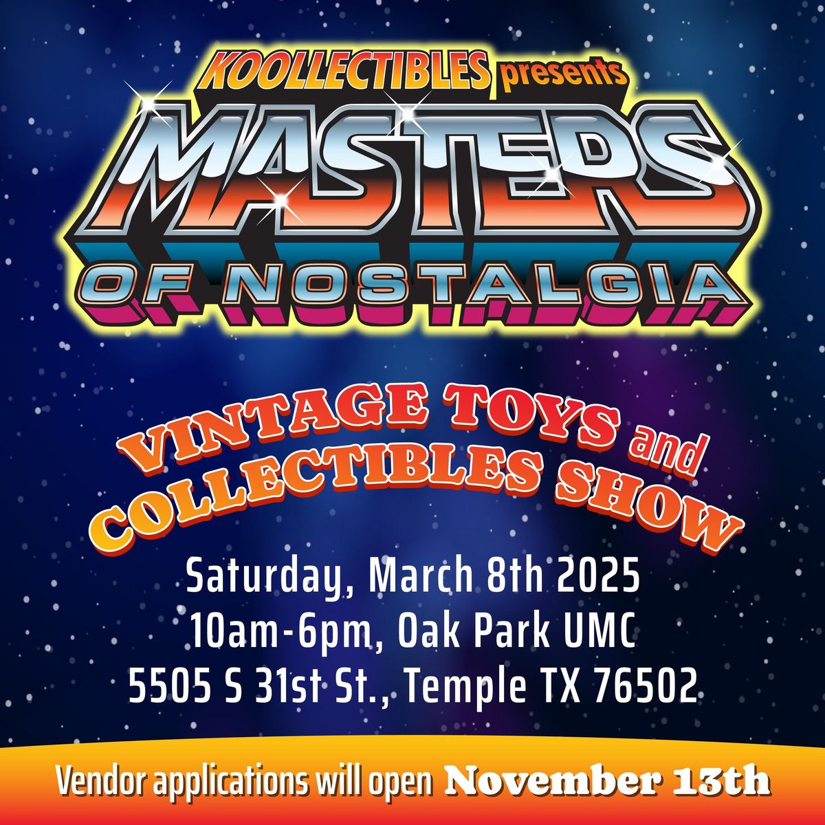 Masters of Nostalgia Vintage Toy  and Collectibles Show