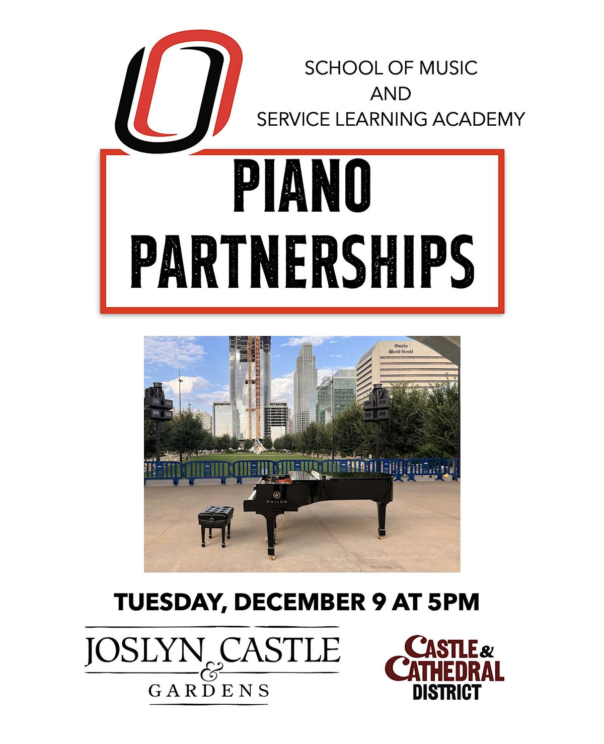 UNO School of Music Piano Partnership Concert at the Castle