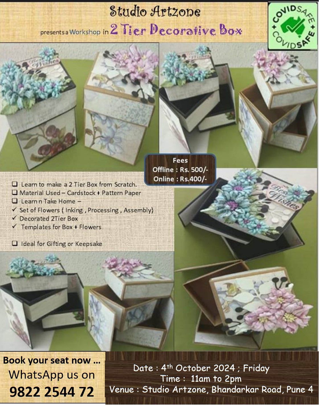 2Tier Decorative Box Making