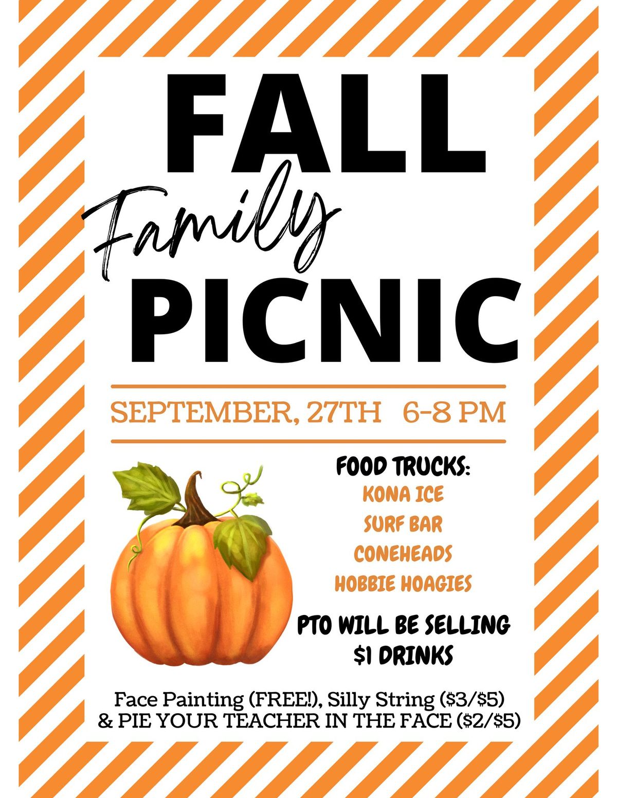 Fall Family Picnic