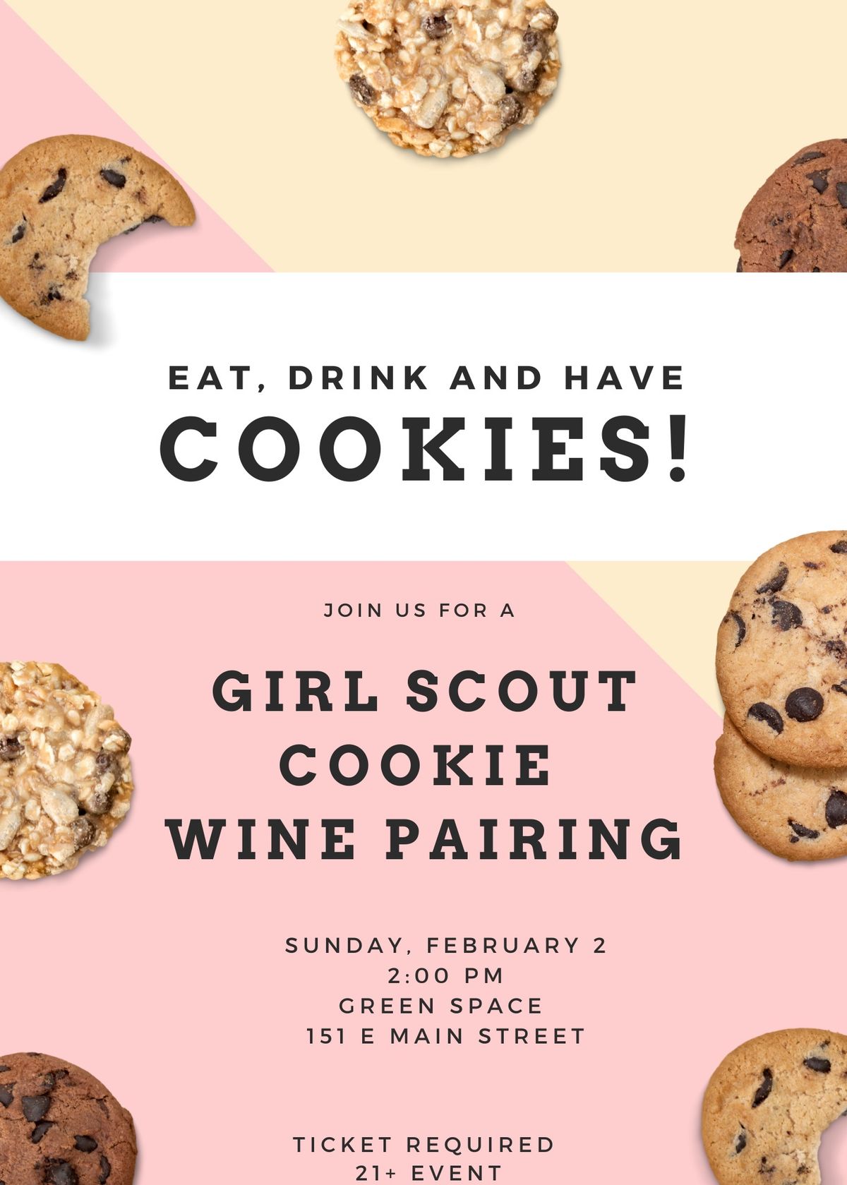 Girl Scout Cookie & Wine Pairing