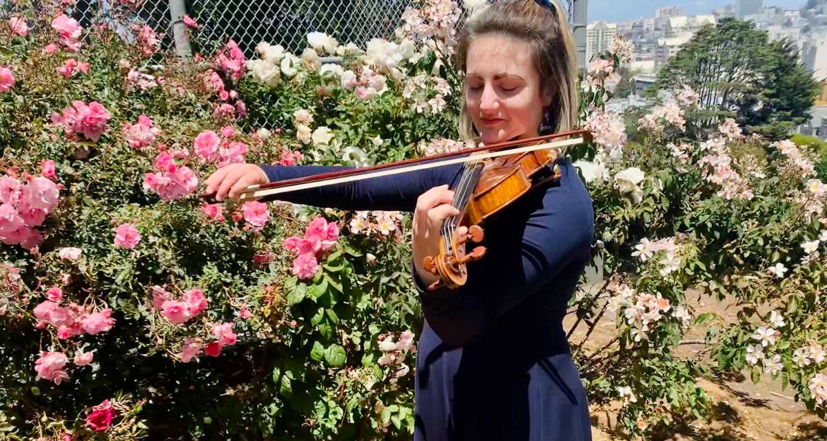 Eastern European classical violin concert and potluck at the historic Polish Club in the Mission 