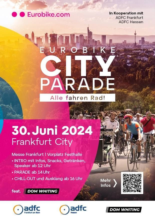 Eurobike Cityparade von Trebur nach Frankfurt 30.06.2024 