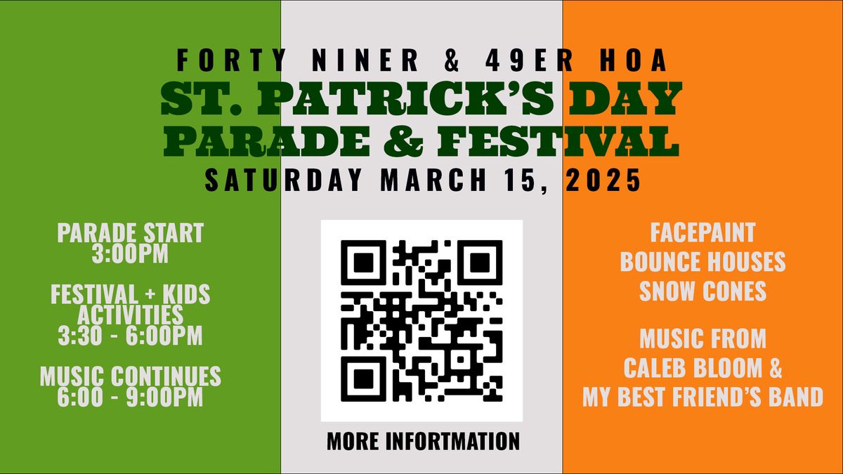 Forty Niner & 49er HOA - St. Patrick's Day Parade & Festival