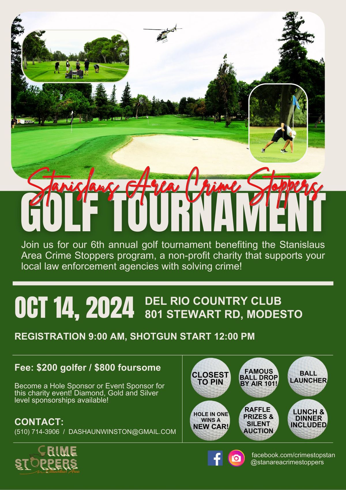 Stanislaus Area Crime Stoppers Golf Tournament 